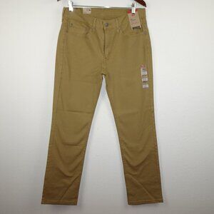 Levi's 514 Straight Leg Jeans Men's Size 32x32 Brown Stretch Twill